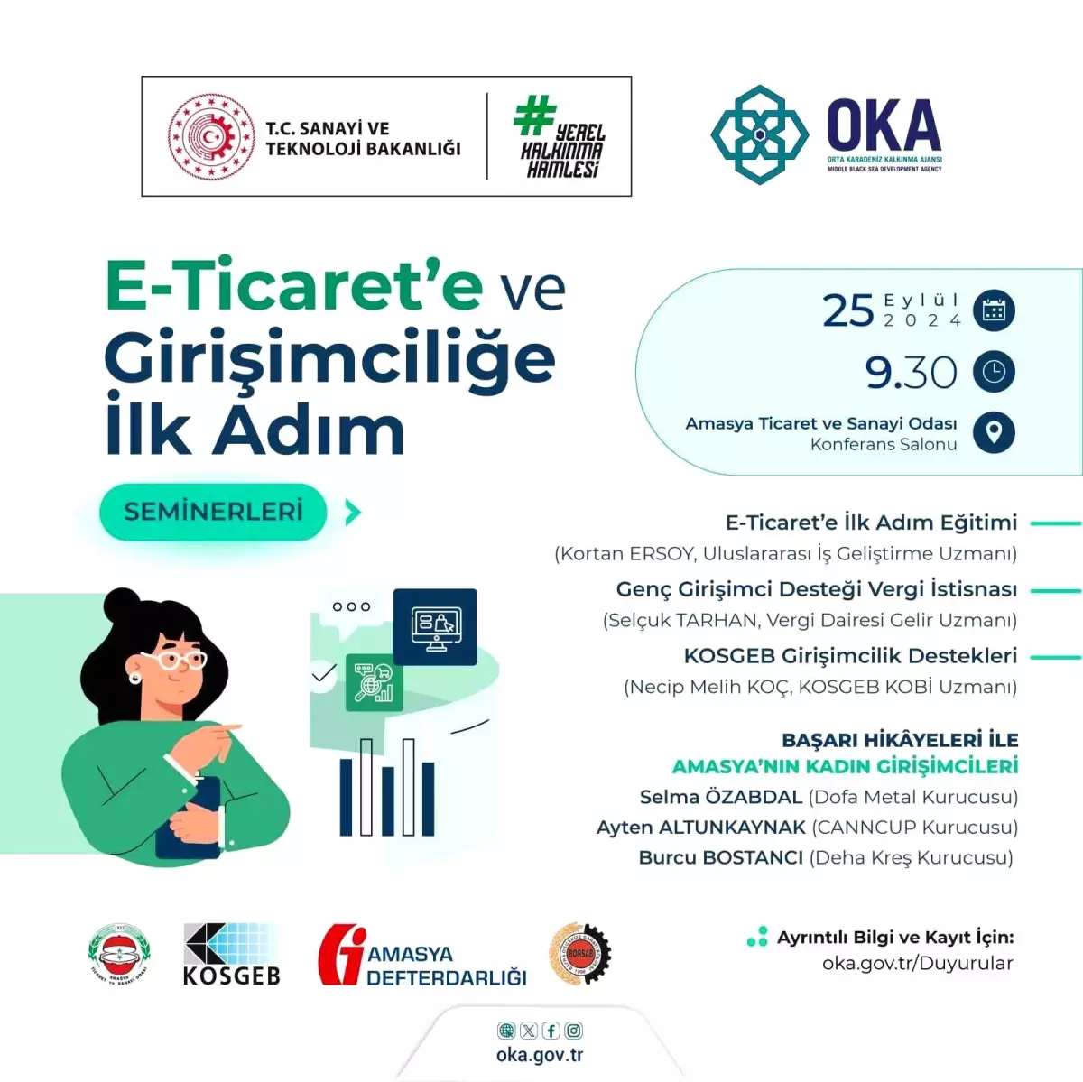 Kadınlar için E-Ticaret Semineri Amasya’da