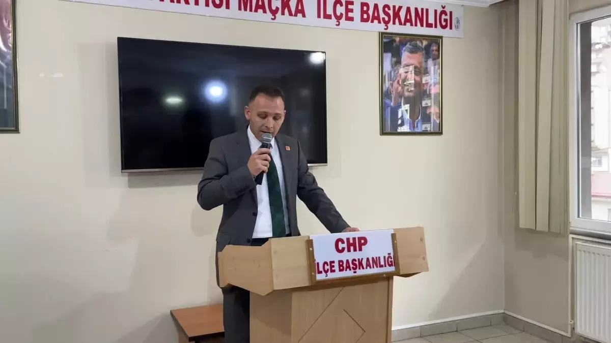 CHP Maçka İlçe Başkanı Güven Aydın: “Halkın Büyük Çoğunluğu Yoksulluk Yaşarken İktidara Yakın Bir Azınlık Aşırı Ölçüde Zenginleşmektedir”