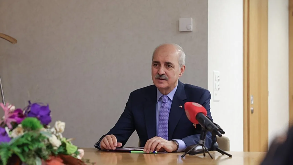 TBMM Başkanı Numan Kurtulmuş: Ümit ediyorum ki bu ateş çukuruna Netanyahu ve çetesi düşecek